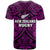 New Zealand Silver Fern Rugby T Shirt All Black Purple NZ Maori Pattern LT13 - Wonder Print Shop