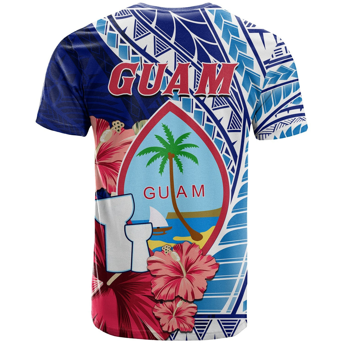 Guam Chamorro T Shirt Happy Liberation Day Latte Stone LT13 - Wonder Print Shop