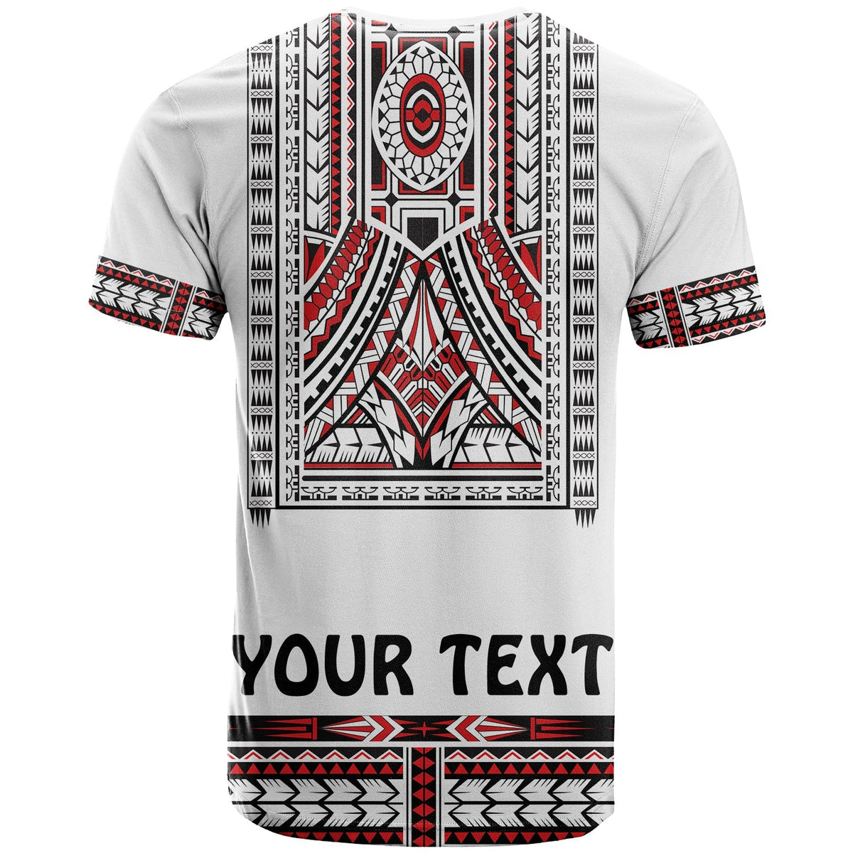 Custom Polynesian T Shirt Dashiki With Polynesian Tattoo Royal Version - Wonder Print Shop
