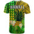 Hawaii Pineapple T Shirt Plumeria Frangipani Mix Tribal Pattern LT13 - Wonder Print Shop