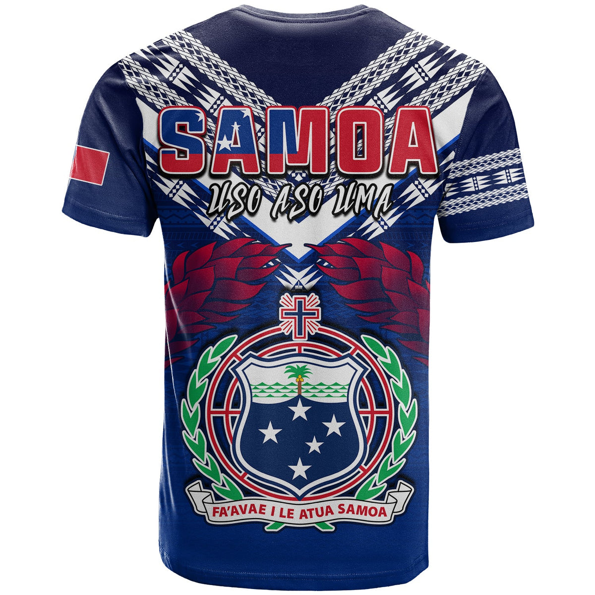 Samoa 685 T Shirt Uso Aso Uma Toa Samoa Rugby History Made LT13 - Wonder Print Shop