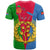 Eritrea T Shirt Eritrean Map Mix African Pattern Simple Style - Wonder Print Shop