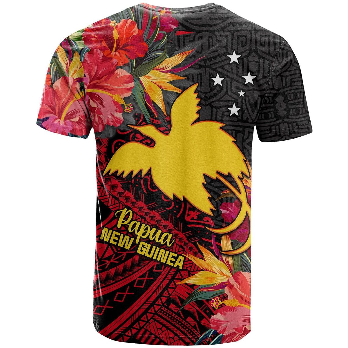 Custom Papua New Guinea T Shirt Bird of Paradise LT13 - Wonder Print Shop