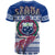 Toa Samoa Rugby T Shirt Uso Aso Uma Go Champions White LT13 - Wonder Print Shop