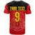 Custom Belgium T Shirt Football 2022 De Rode Duivels Sporty Style - Wonder Print Shop