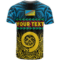 Custom Torba Province T Shirt Vanuatu Pig Tusk Polynesian Flag Style - Wonder Print Shop