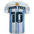 Custom Argentina T Shirt Football 2022 Vamos La Albiceleste - Wonder Print Shop