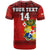 Custom Text And Number Tonga Rugby T Shirt Mate MaA Tonga Pacific Ngatu Black - Wonder Print Shop