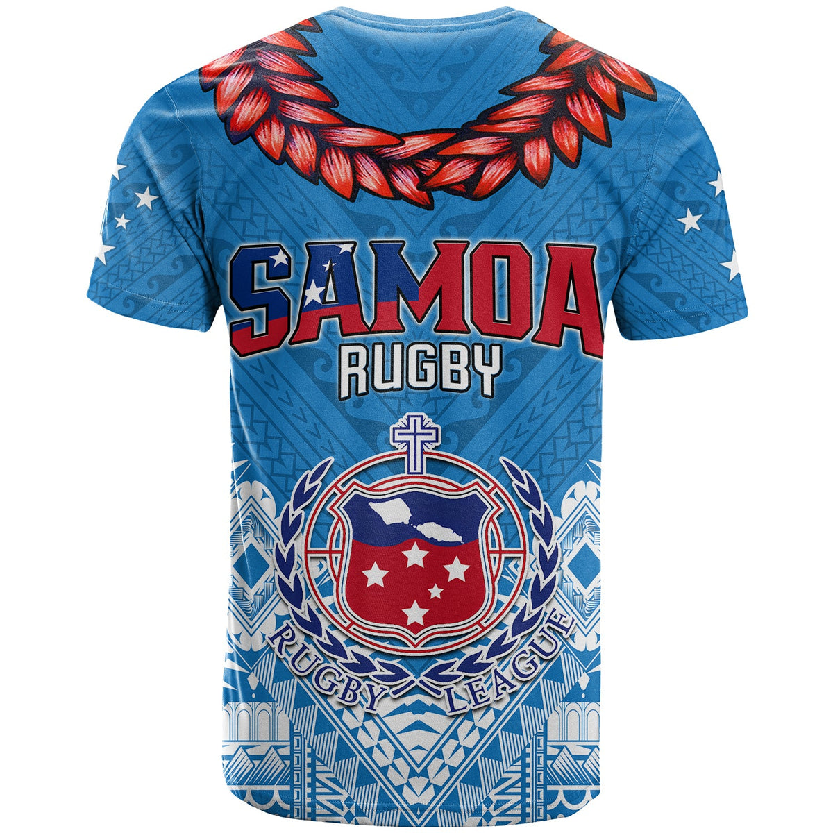 Toa Samoa Rugby T Shirt Manu Siva Tau Style Ulafala LT13 - Wonder Print Shop