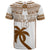 Custom Text And Number Fiji Rugby T Shirt Pacific The Bati Brown Fijian Tapa - Wonder Print Shop