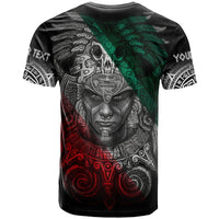 Custom Mexico T Shirt Warrior Eagle Aztec LT13 - Wonder Print Shop