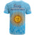 Argentina Football T Shirt Vamos Sky Champions World Cup Fire LT13 - Wonder Print Shop