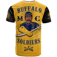 Buffalo Soldiers T Shirt Motorcycle BSMC Club LT13 - Wonder Print Shop