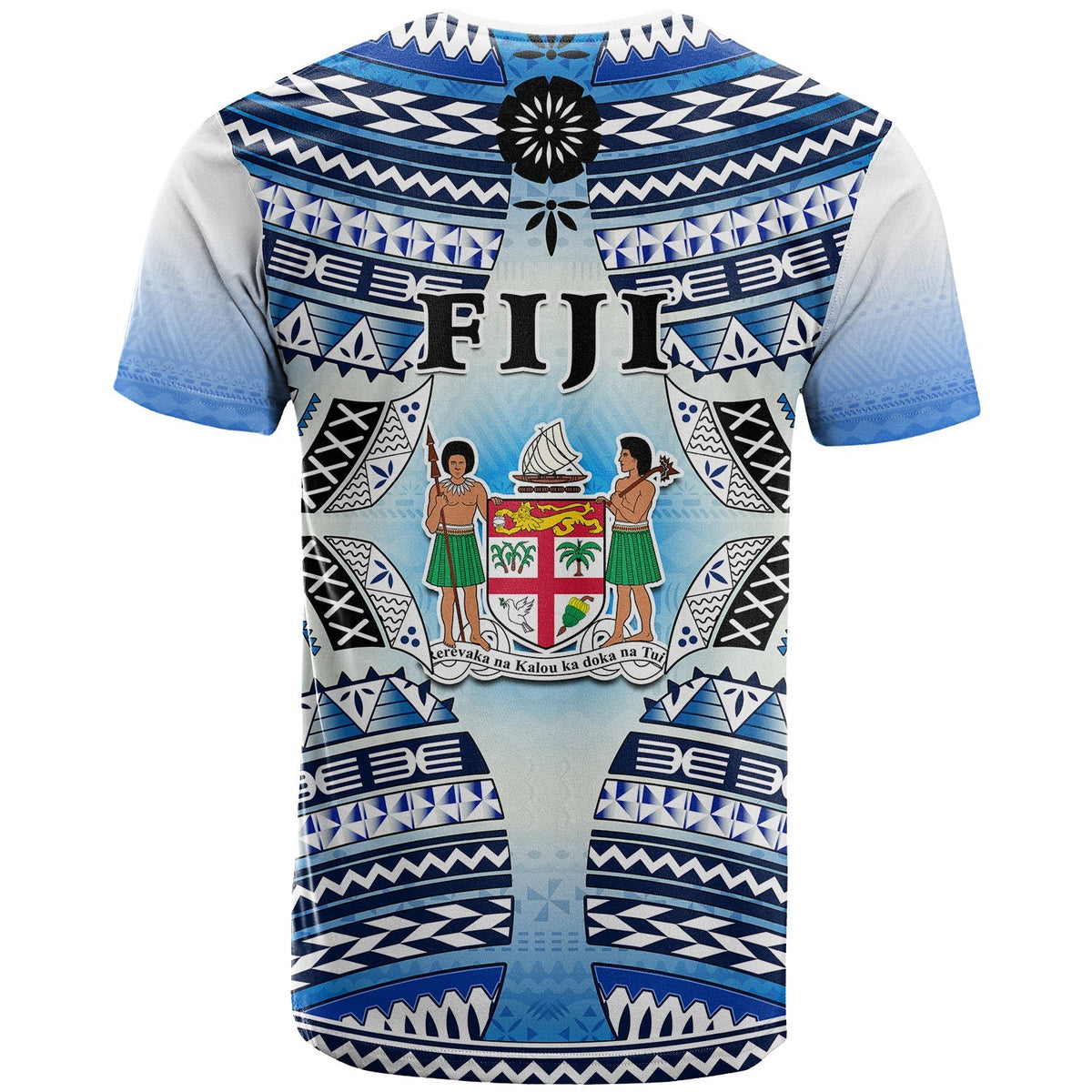 Fiji T Shirt Kaiviti Fijian Special Tapa Pattern - Wonder Print Shop