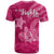 Breast Cancer Awareness T Shirt Hibiscus Polynesian No One Fights Alone LT13 - Wonder Print Shop