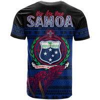 Toa Samoa Rugby T Shirt Uso Aso Uma Go Champions Blue LT13 - Wonder Print Shop
