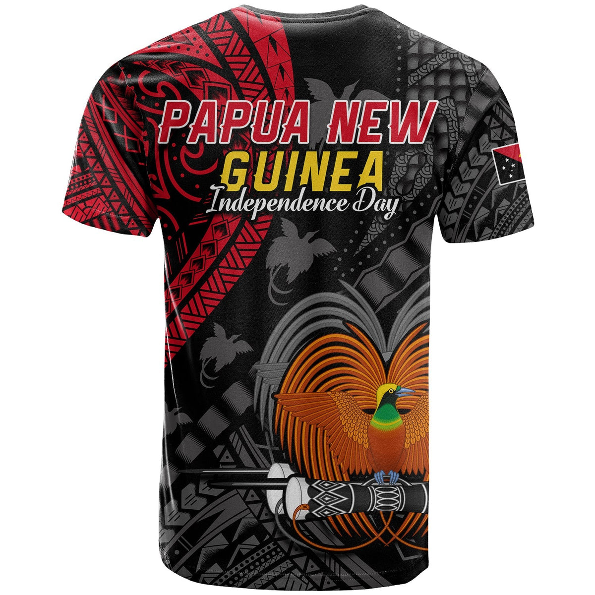 Papua New Guinea T Shirt Raggiana Birds Of Paradise Happy 47th Independence Day LT13 - Wonder Print Shop