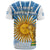 Argentina Football T Shirt The Sun WC2022 Soccer Vamos La Albiceleste LT13 - Wonder Print Shop