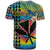 Custom Hawaii T Shirt Tie Dye with Flowers and Polynesian Tribal LT13 - Wonder Print Shop