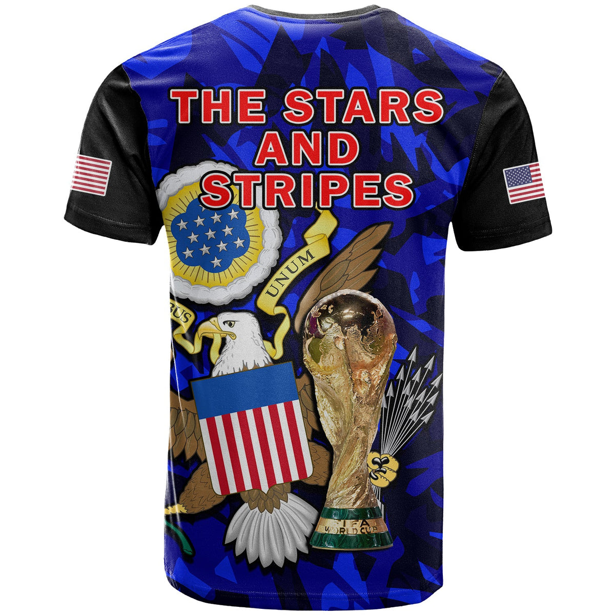 USA Football T Shirt The Yanks Champions WC 2022 - Wonder Print Shop