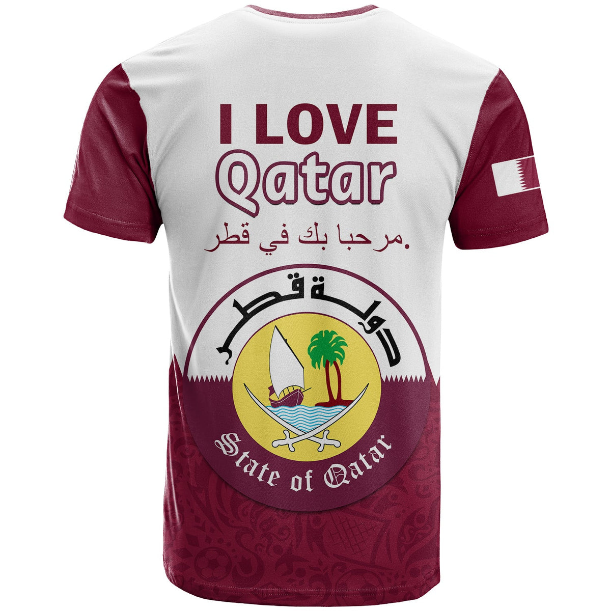 Qatar T Shirt Laeeb Mascot World Cup 2022 Welcome To Qatari - Wonder Print Shop