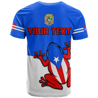 Custom Puerto Rico T Shirt Coqui Frog Simple Style - Wonder Print Shop