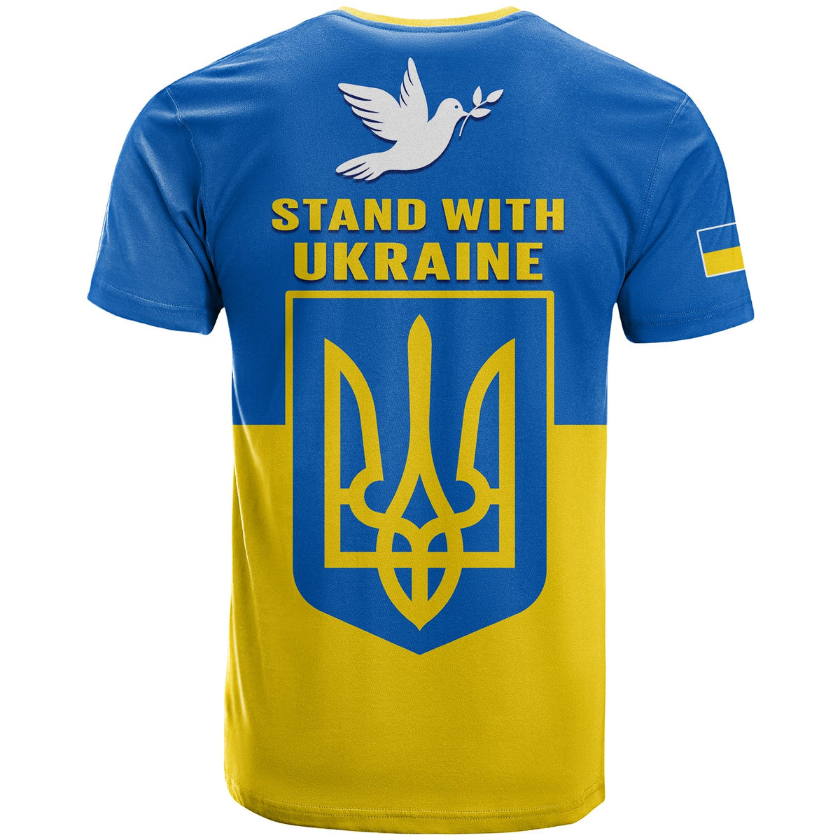 Ukraine T Shirt Stand With Ukrainian Simple Style - Wonder Print Shop