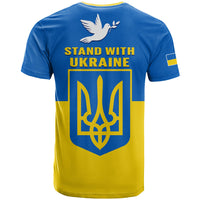 Ukraine T Shirt Stand With Ukrainian Simple Style - Wonder Print Shop