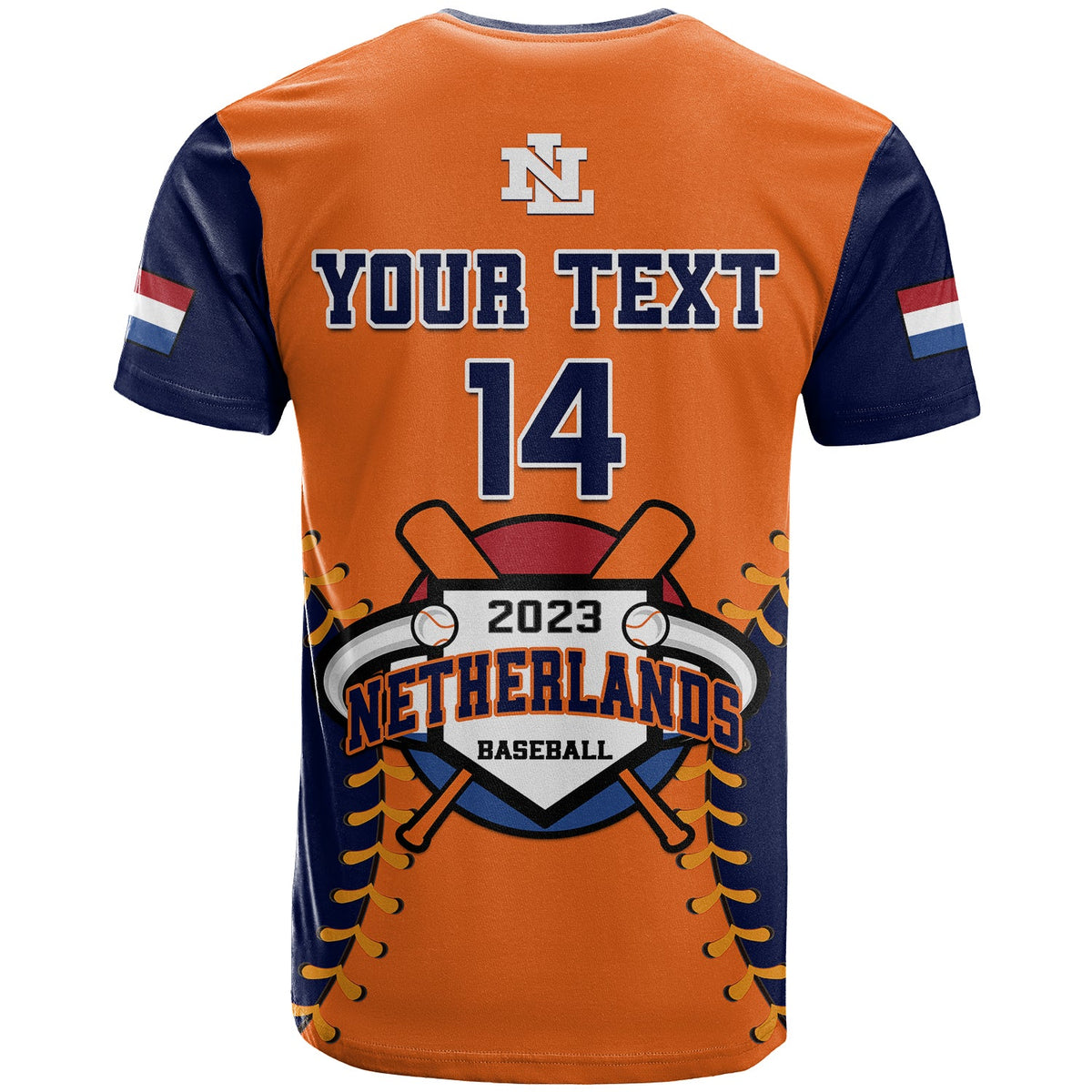 Custom Netherlands Baseball 2023 T Shirt Sporty Style - Wonder Print Shop