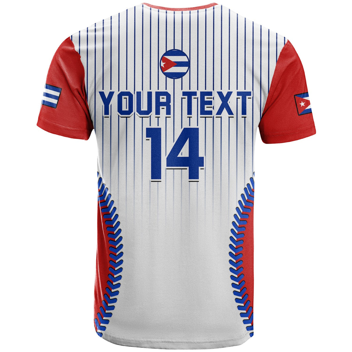 Custom Cuba T Shirt Baseball Sporty Style - Wonder Print Shop