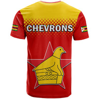 Zimbabwe Cricket T Shirt The Chevrons ODI Style - Wonder Print Shop