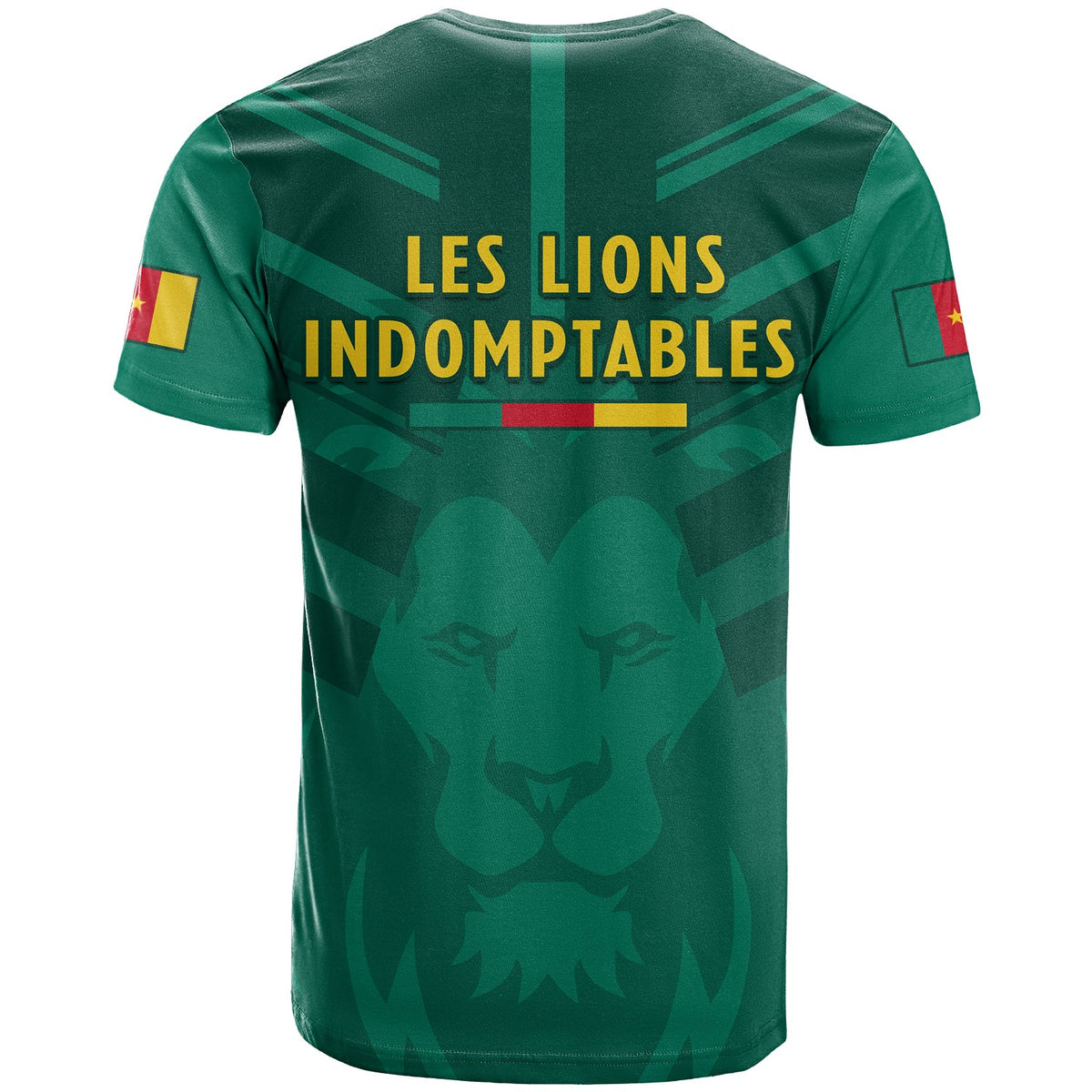 Cameroon Football T Shirt Les Lions Indomptables Green World Cup 2022 - Wonder Print Shop