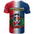 Dominican Republic T Shirt Dominicana Coat Of Arms Gradient Style - Wonder Print Shop