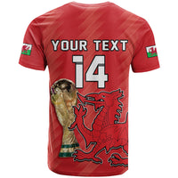 Custom Wales Football T Shirt Cymru Champions World Cup 2022 - Wonder Print Shop