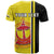 Custom Brunei T Shirt Happy Independence Day With Coat Of Arms - Wonder Print Shop