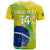 Custom Brazil Football T Shirt Canarinha Champions WC 2022 - Wonder Print Shop