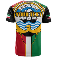 Custom Kuwait T Shirt Happy Independence Day With Coat Of Arms - Wonder Print Shop