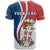 Custom Serbia T Shirt Happy Serbian Statehood Day With Coat Of Arms - Wonder Print Shop