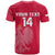 Custom Poland Football T Shirt Polska World Cup 2022 Red - Wonder Print Shop