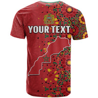 Custom Morocco Western Sahara T Shirt Map Red Moroccan Is Always In My Heart - Wonder Print Shop