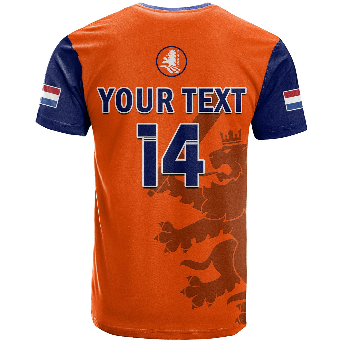 Custom Netherlands Cricket T Shirt ODI Simple Orange Style - Wonder Print Shop
