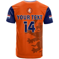 Custom Netherlands Cricket T Shirt ODI Simple Orange Style - Wonder Print Shop