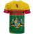 Custom Dominica T Shirt Dominican Coat Of Arms With Map - Wonder Print Shop