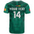 Custom Cameroon Football T Shirt Les Lions Indomptables Green World Cup 2022 - Wonder Print Shop