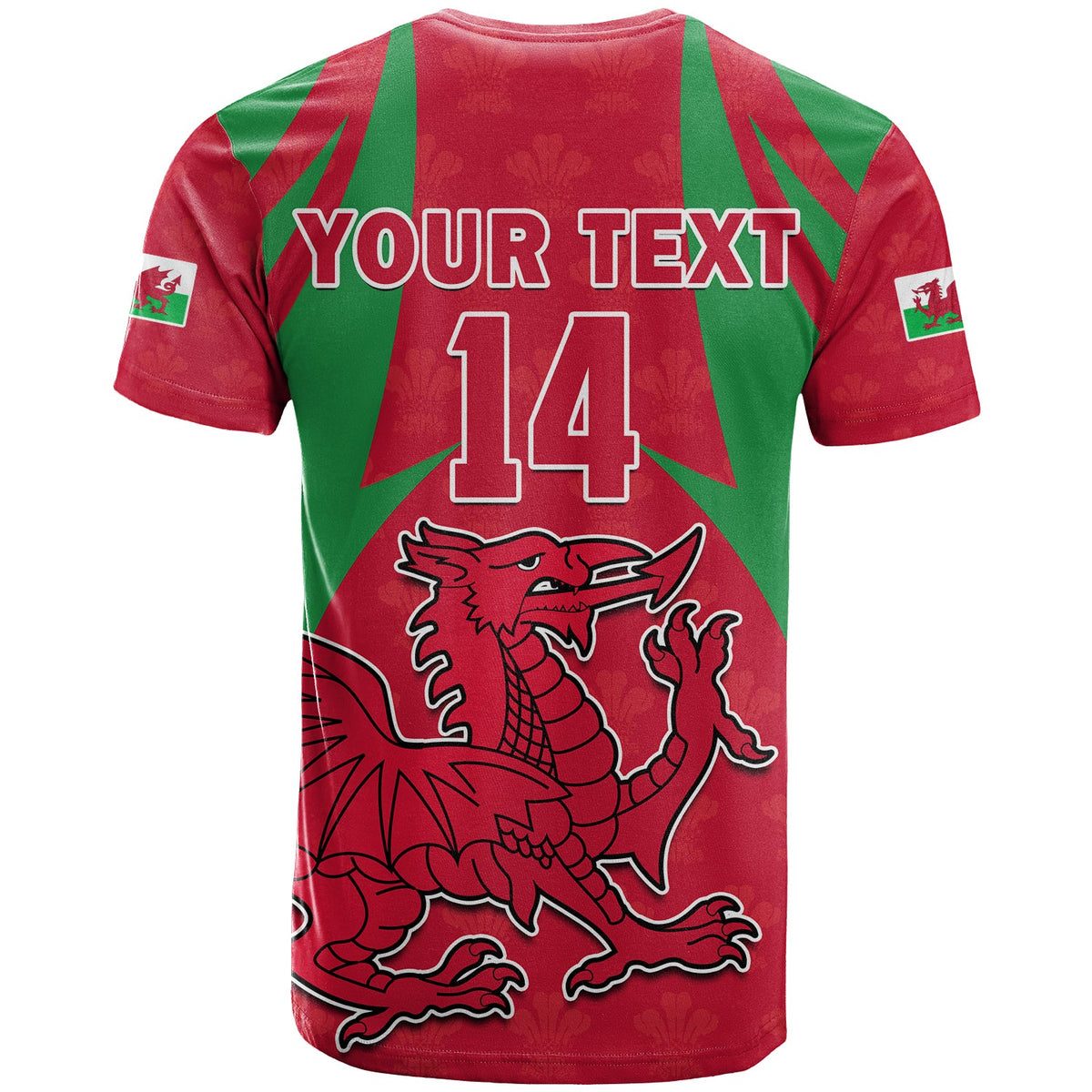 Custom Wales Rugby T Shirt The Dragons National Team Come On Cymru - Wonder Print Shop
