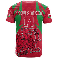 Custom Wales Rugby T Shirt The Dragons National Team Come On Cymru - Wonder Print Shop
