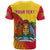 Custom Grenada T Shirt Coat Of Arms Happy 49th Independence Day - Wonder Print Shop