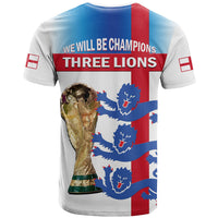 England Football T Shirt Three Lions Champions World Cup 2022 - Wonder Print Shop