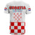 Croatia Football T Shirt Hrvatska Checkerboard Red Version - Wonder Print Shop