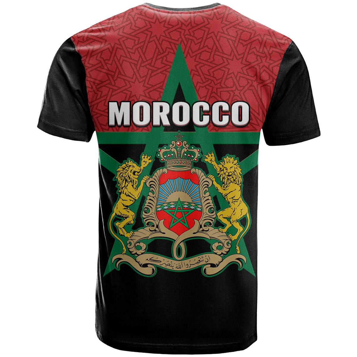 Morocco Western Sahara T Shirt Map Black Moroccan Is Always In My Heart - Wonder Print Shop